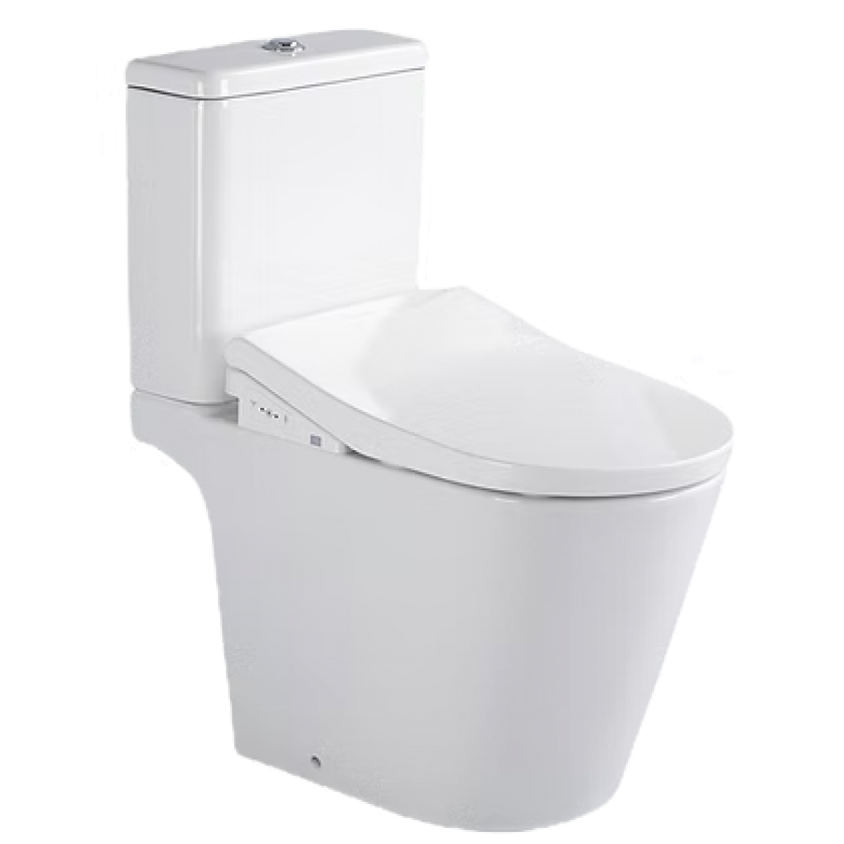 Richford R696 自由咀座廁 + R2D-8850 圓款智能廁板 (遙控版) - 超旋沖水、即熱恆溫、多功能清洗